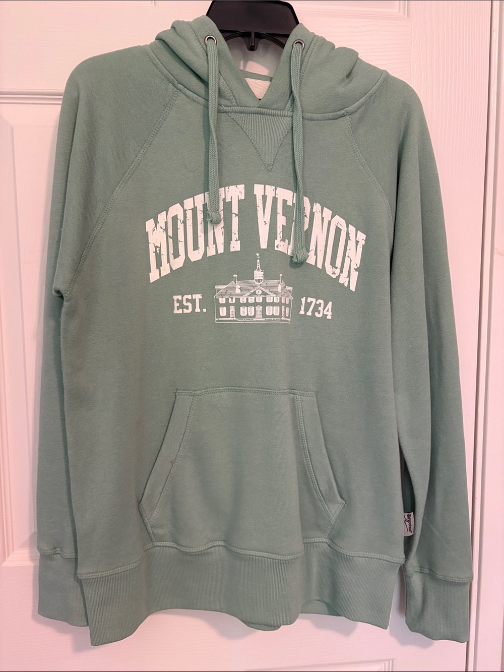 Mount Vernon Mint Green Pullover Hoodie